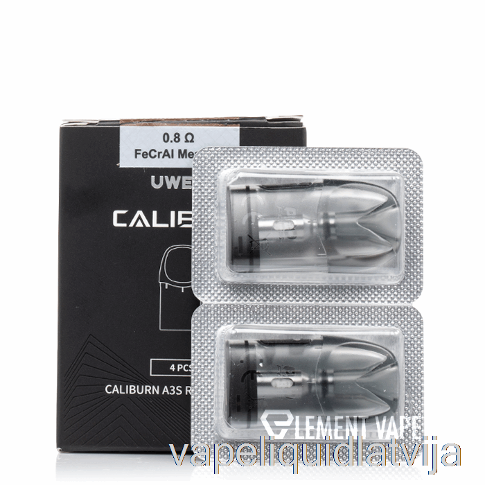 Uwell Caliburn A3s Rezerves Pods 0,8ohm Pods Vape šķidrums